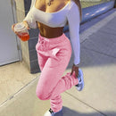 Winter Sweatpants, Thick Fleece Jogger Pants, Stacked Pants