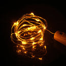 LED Wine Bottle Lights with Cork, Battery Operated Mini Fairy String Lights for Home Decor, Christmas, Wedding