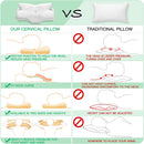 Butterfly Contour Memory Foam Pillow