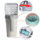 New Cat Litter Shovel, Pet Litter Sifter, Sand Cleaning Pet Scooper with Waste Container