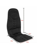 Portable Heated Vibrating Back Massager - Massage Chair Pad for Home Office Use