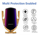 Automatic Clamping Quick Car QI Wireless Charger Stand