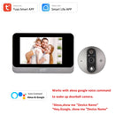 Digital Door Viewer - 1080P WiFi DoorBell Eye Peephole Camera with Monitor 4.3 Inch LCD Screen Motion Detection