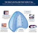 Leg Pillow for Back, Hip, Legs & Knee Support