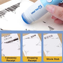 Thermal Paper Correction Fluid - Security Stamp Identity Protection Roller Stamper with Unboxing Knife