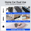 Wireless Vacuum Cleaner - 3 in 1 Portable Handheld Car Vacuum Cleaner for Keyboard Cleaning,Outdoor and Pet Hair