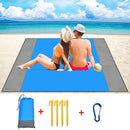 Waterproof Beach Mat - Big & Compact Sand Free Mat Quick Drying, Lightweight & Durable