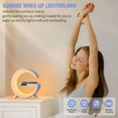 2 In 1 Charger Speaker - Moon Clock, LED Night Lamp, Bluetooth High-Definition Stereo Bass