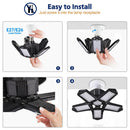 Lampe de garage avec 5 panneaux lumineux réglables