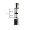 Multi-functional Biometric Cylinder Smart Door Lock