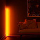 Vivid Corner Floor Lamp, Dimmable, with Music Sync, for Living Room, Gaming Room