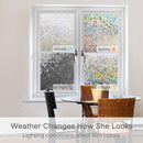 Window Privacy Film, Vinyl 3D Window Clings, Rainbow Film Stickers, Anti-UV
