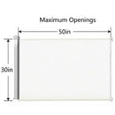 New Retractable Baby Safety Gate - Protection Fence & Pet Barrier