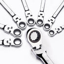 12-piece Universal Ratchet Wrench Set