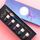 Rainbow Glass Dip Pen - Calligraphy Kits for Art with 5 Colorful Inks