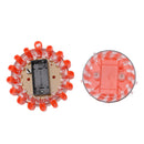 Magnetic LED Emergency Safety Flare - Road Safety Flashing Red Warning Lamp for Boat & Vehicles