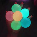 Luminous Sticky Ball - Decompression Squeeze Toy for Kids and Adults, Glow in the Dark Party Supplies 5/10pcs