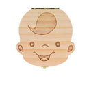 Wooden Baby Tooth Box Organizer Milk Teeth Storage Umbilical Lanugo Save Collect Baby Souvenirs Gifts
