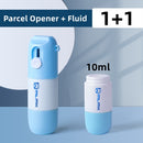 Thermal Paper Correction Fluid - Security Stamp Identity Protection Roller Stamper with Unboxing Knife