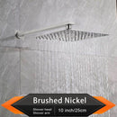 Brushed Golden Rainfall Shower Head