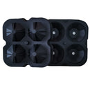 4-Hole Diamond Ice Mold - Flexible Silicone Ice Mold Tray