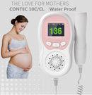 Fetal Heartbeat Doppler - Heart Beat Monitor Backlight LCD Pink Color with 2Mhz 3mhz 8Mhz