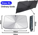 Car Sunshade Umbrella - Foldable Heat Insulation Protection for Auto Windshield 10 Ribs