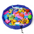 Toy Storage Bag - Portable Children Toy Cushion Storage Bag and Play Mats, Kids Canvas Bag