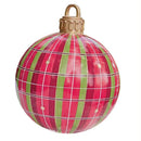 Giant Inflatable Christmas Ornament, 24 Inch Christmas Ball Outdoor Holiday Yard Lawn Porch Decor