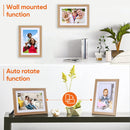Digital Photo Frame - 10.1 Inch Wi-Fi Digital Picture Frame Easy to Share Videos via Frameo APP, Auto-Rotate & Wall Mountable