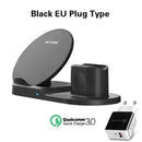 3-in-1 Fast Wireless Charger Dock Stand