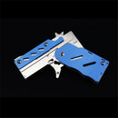 Rubber Band Toy Gun with Keychain - Outdoor Shooting Game for Kids & Adults