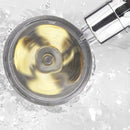 High Pressure Showerhead, Hand held with Fan, Built-in Filter, Turbo Propeller