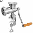 Hand Crank Meat Grinder - Multifunction Handheld Meat Mincer, Sausage, & Noodles Grinder