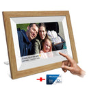 Digital Photo Frame - 10.1 Inch Wi-Fi Digital Picture Frame Easy to Share Videos via Frameo APP, Auto-Rotate & Wall Mountable