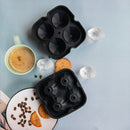 4-Hole Diamond Ice Mold - Flexible Silicone Ice Mold Tray