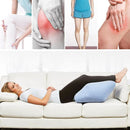 Coussin de soulagement des jambes et des genoux 2 en 1 avec mise à niveau de la valve de luxe