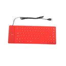 Foldable Silicone Keyboard For PC Tablet Laptop