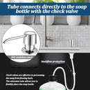 Sink Soap Dispenser Stainless Steel Extension Tube Kit for Liquid Soap Kitchen Sink Bathroom