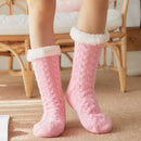 Winter Home Socks Slippers - Women Nonslip Thicken Warm Soft Cotton Sock