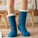 Winter Home Socks Slippers - Women Nonslip Thicken Warm Soft Cotton Sock