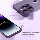 Frameless Bumper with Glass Lens Protector -  Shockproof Phone Cover On iPhone 12 13 and 14