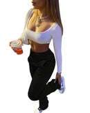 Winter Sweatpants, Thick Fleece Jogger Pants, Stacked Pants