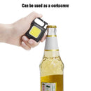 Cob USB Rechargeable Keychain Work Light, Waterproof, Strong Magnet,