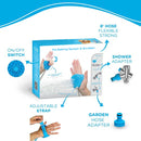 Dog Bath Brush Sprayer and Scrubber Tool - 2 in 1 Pet Grooming Supplies, Dog Wash with Hose and Shower Attachment