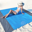 Waterproof Beach Mat - Big & Compact Sand Free Mat Quick Drying, Lightweight & Durable
