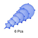 Universal Silicone Stretch Lids 6pcs.