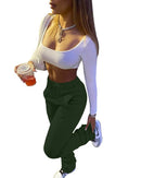 Winter Sweatpants, Thick Fleece Jogger Pants, Stacked Pants