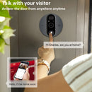 Digital Door Viewer - 1080P WiFi DoorBell Eye Peephole Camera with Monitor 4.3 Inch LCD Screen Motion Detection