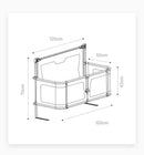 Baby Portable Rail Guard - 3 in 1 Baby Bed Guardrail Crib for 0-36 Months